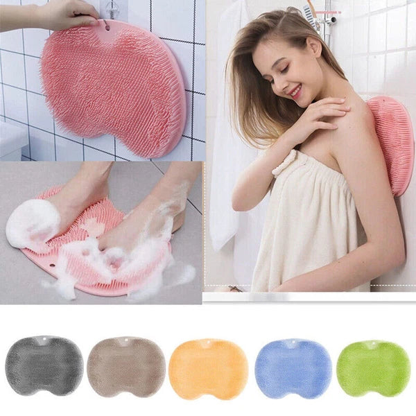 Shower Bath Exfoliating Brush Clean Mat 1-2 Foot Back Body Scrubber Massager Pad