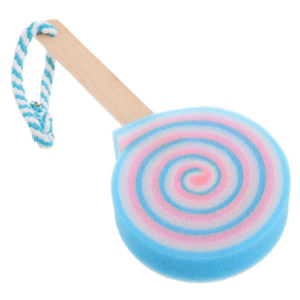 Sponge Brush Lollipop Child Children's Bath Body Scrubber for Kids