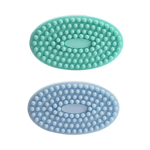 Silicone Bath Brush Soft Hygienic Exfoliating Shower Washing Comb Massage Tool