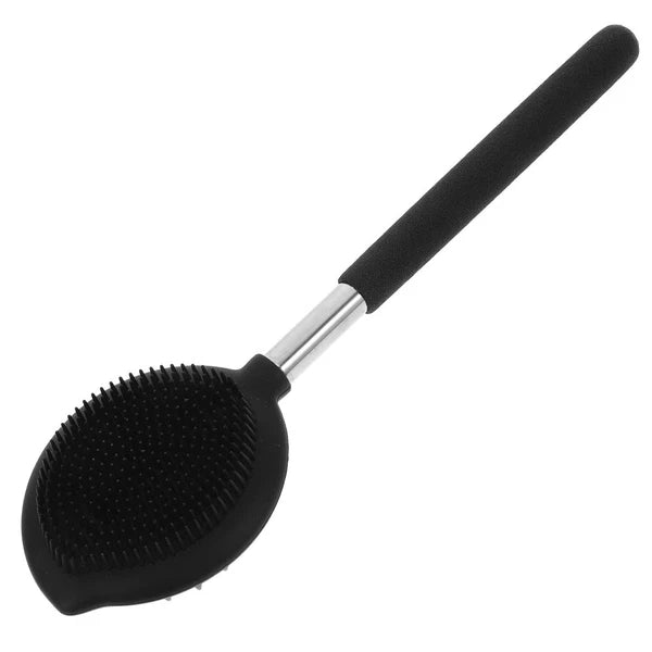 Silicone Bath Brush Back Scrubbing Shower Body Skin Man Massaging