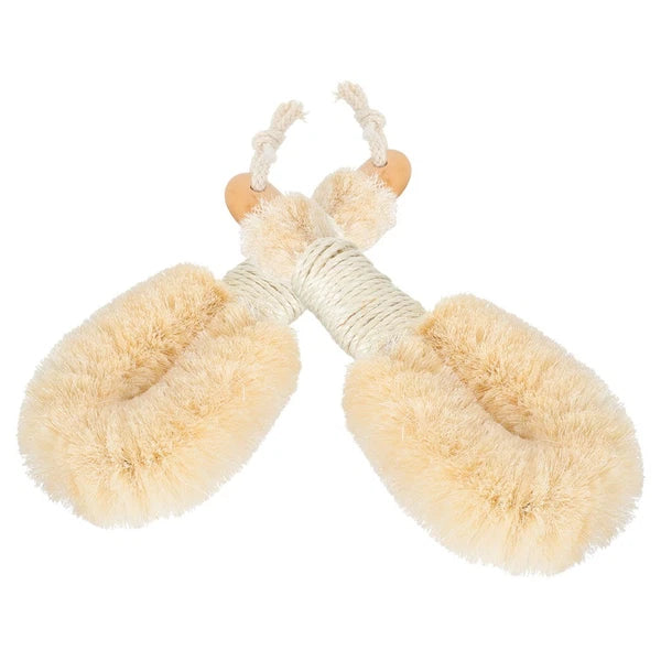 2 Pcs Silk Bath Brush Miss Shower Scrub Exfoliating Body Scrubber