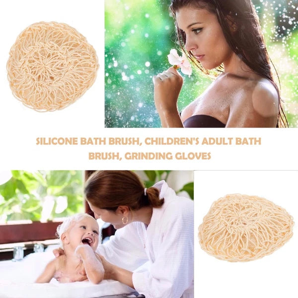 2 Pcs Sisal Bath Brush Mother Man Body Brushes Washing Scrubbers Bathing Balls