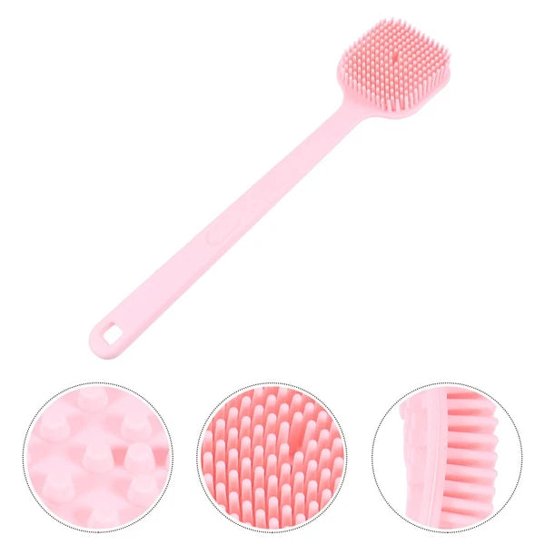 Bath Brush Man Shower Scrubber for Body Exfoliating Back Scratcher