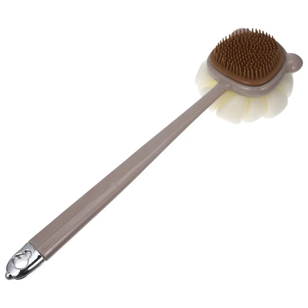 Long Handle Body Shower Brush with Dual Sided Soft for Gentle Cleansing