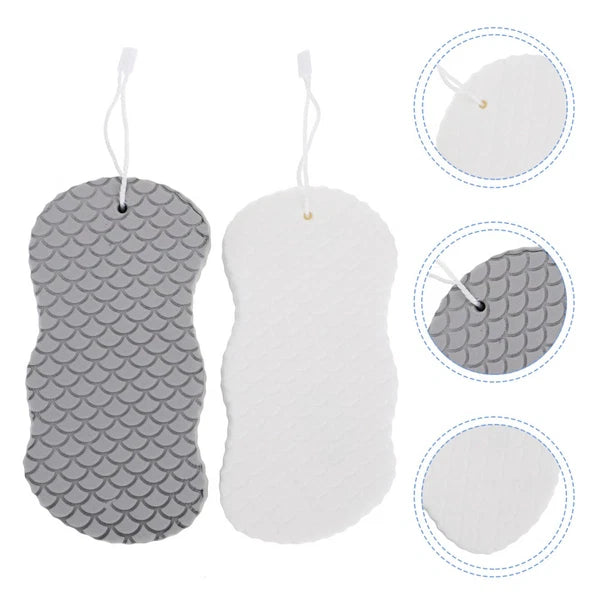 2 Pcs Baby Bath Sponge Shower Puff Sponges for Kids Toddler Brush