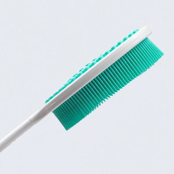 Silicone Bath Brush Soft Hygienic Exfoliating Shower Washing Comb Massage Tool