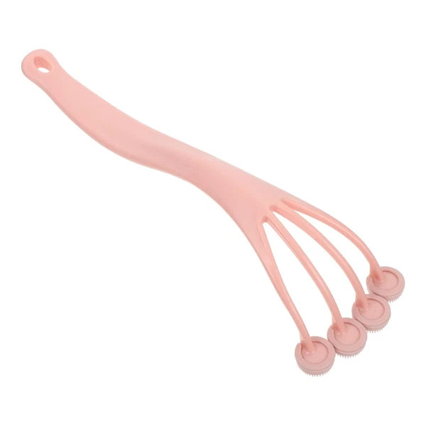 Exfoliating Bath Brush Shower Tool Back Scrubber with Long Handle