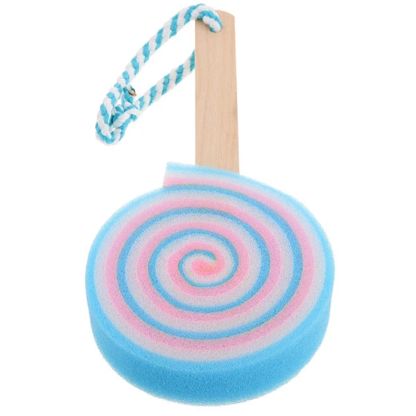 Sponge Brush Lollipop Child Body Scrubber for Kids Children's Bath