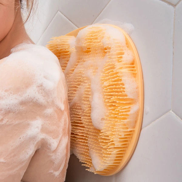 Shower Foot Back Scrubber Massage Pad Body Bath Soft Brush Mat Cleaning Bathroom