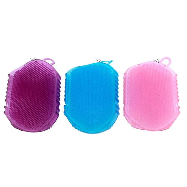 Soft Silicone Body Anti Cellulite Massage Glove Scrub Bath Shower Spa Tool UK