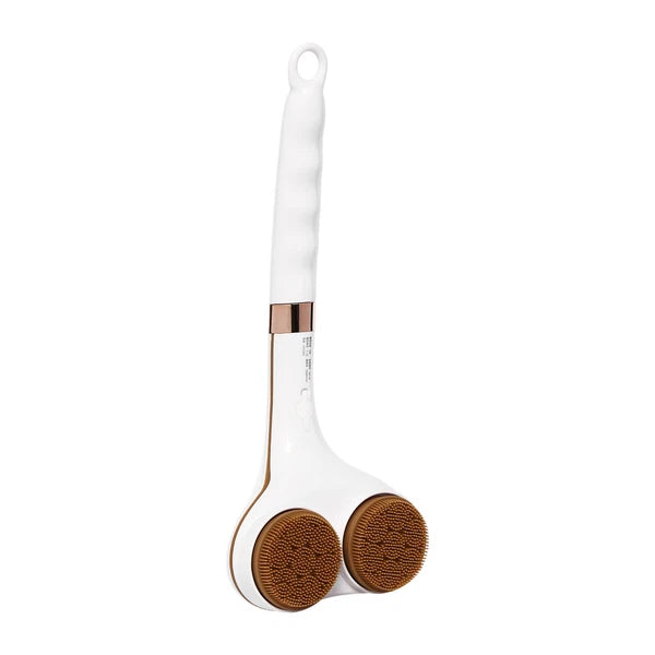 Electric Spin Scrubber Bath Brush Double Head Electric Rotation Body Brush