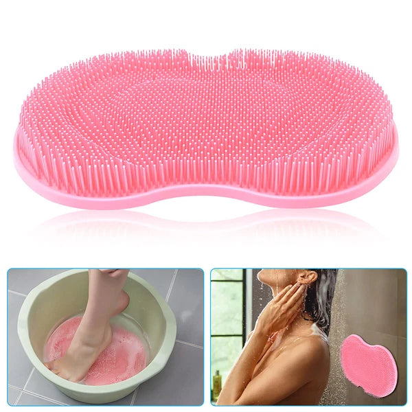 Shower Bath Exfoliating Brush Clean Mat 1-2 Foot Back Body Scrubber Massager Pad
