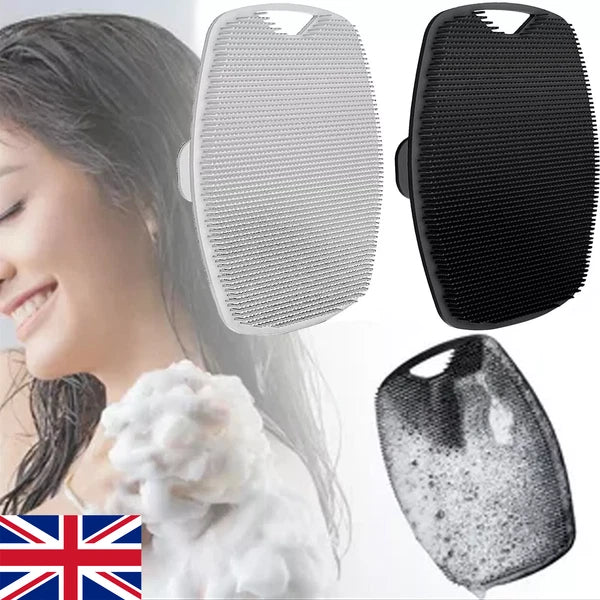 Silicone Body Scrubber - Exfoliating Loofah Shower Scrubber for Men - Travel