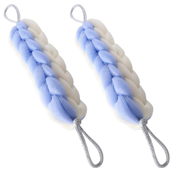 2 Pcs Bath Bar Miss Exfoliating Body Scrubber Sponge Brush for Shower